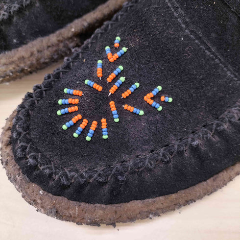 ユケテン Yuketen ビーズ刺繍 フリンジモカシンブーツ メンズ